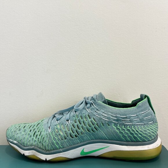 Nike Air Zoom Fearless Flyknit Mica Blue Green sneakers Shoes athletic Size 8 - Picture 8 of 14